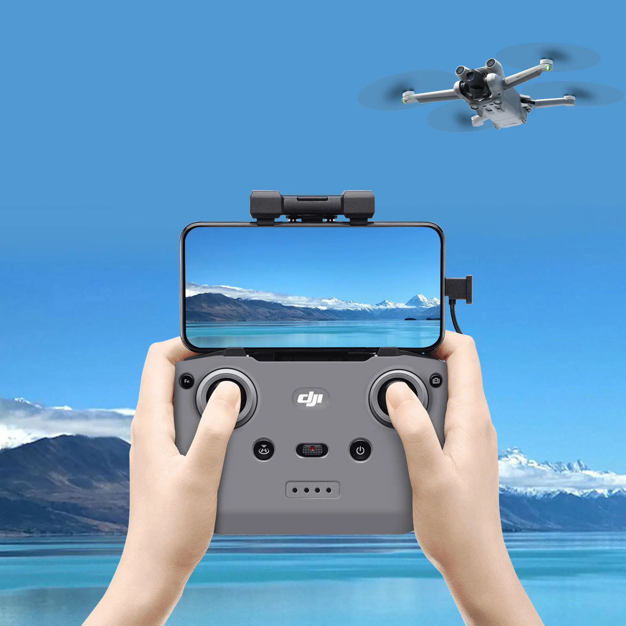 

Силиконовый чехол с защитой от царапин для пульта дистанционного управления Dji MINI 3 PRO