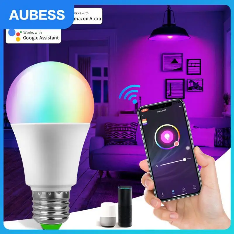 

Smart Home Smart Light Bulb Rgb Cold Warm Light Led Lamp 12w Wifi Bulb Smart Home Accessories Dimmable Bulb