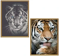 5d diamond painting tiger full square round diamond art for adults and kids embroidery diamond mosaic home decor