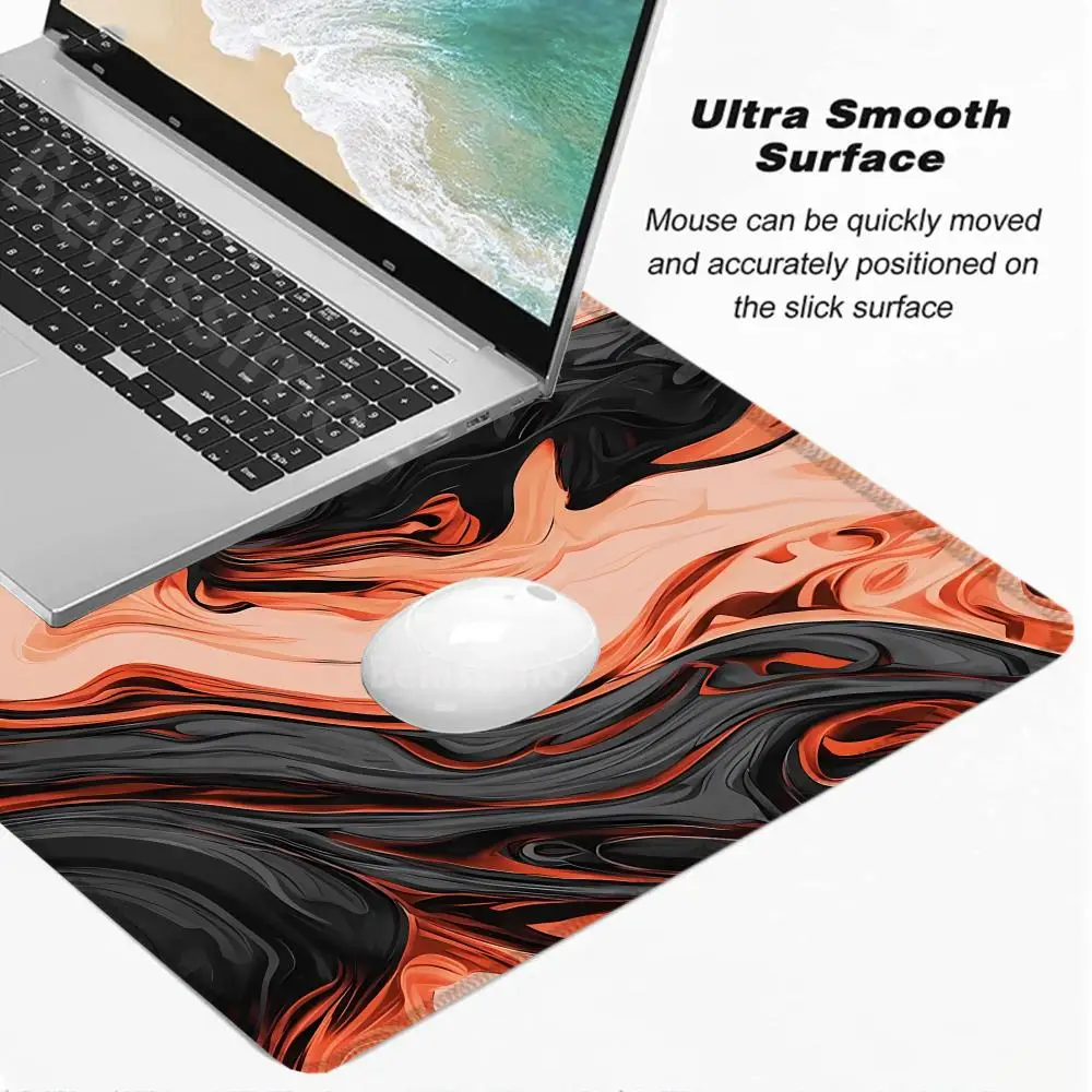 Stratum Liquid Holiday Gift Mouse New Product Kawaii Art Colorful mat Non-slip Table Decoration Rubber Edge Lock 1200x600x5mm