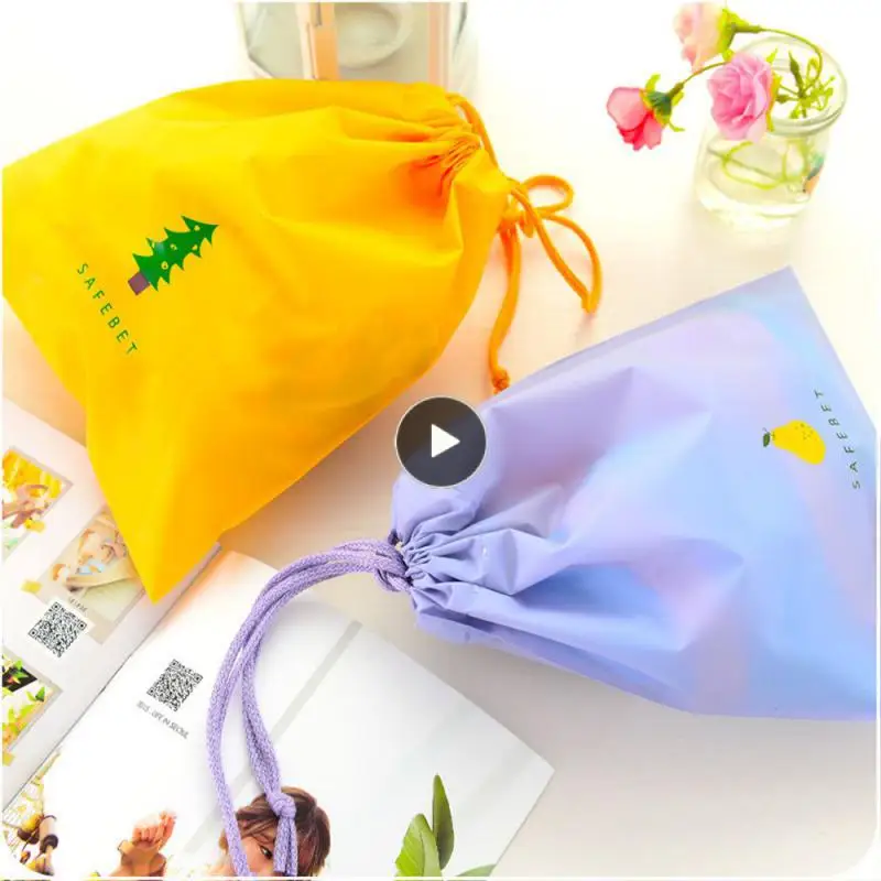 

Dust-proof Storage Bag Moisture-proof Waterproof Clothes Packing And Finishing Bag Cute Cartoon Drawstring Bag