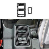 car stickers abs carbon fiber glass switch trim cover accessories for ford bronco 2021 23 add beauty to cars decoration stickers