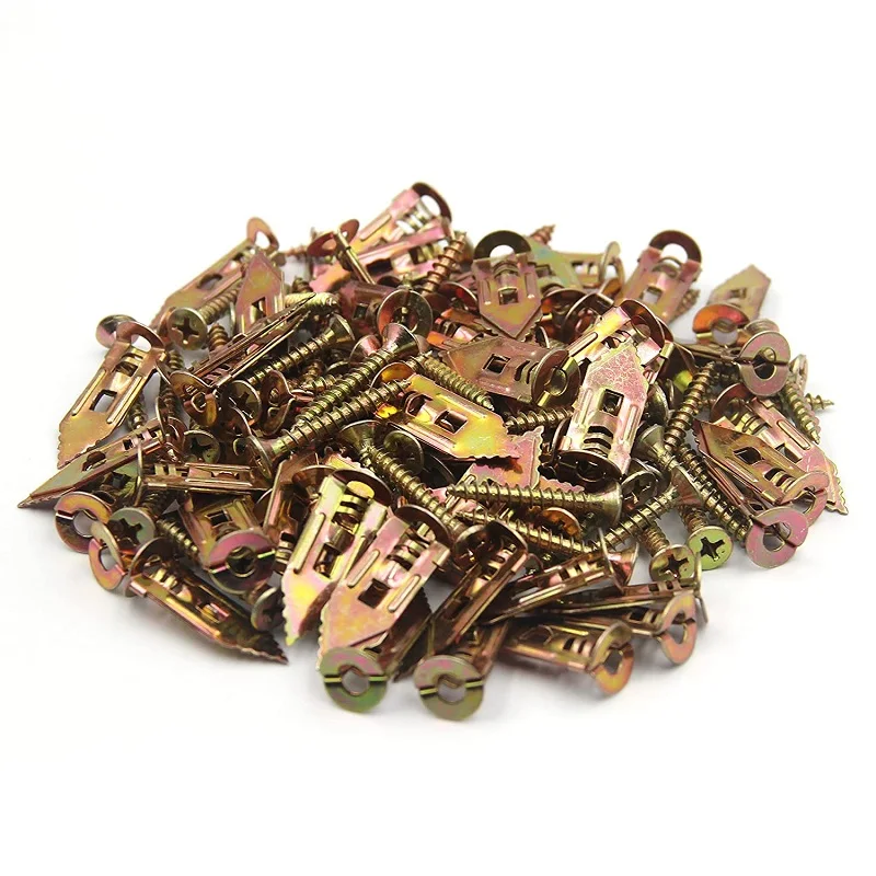 Металлический строительный молоток 10x30 мм с комплектом саморезающих винтов 200 шт.