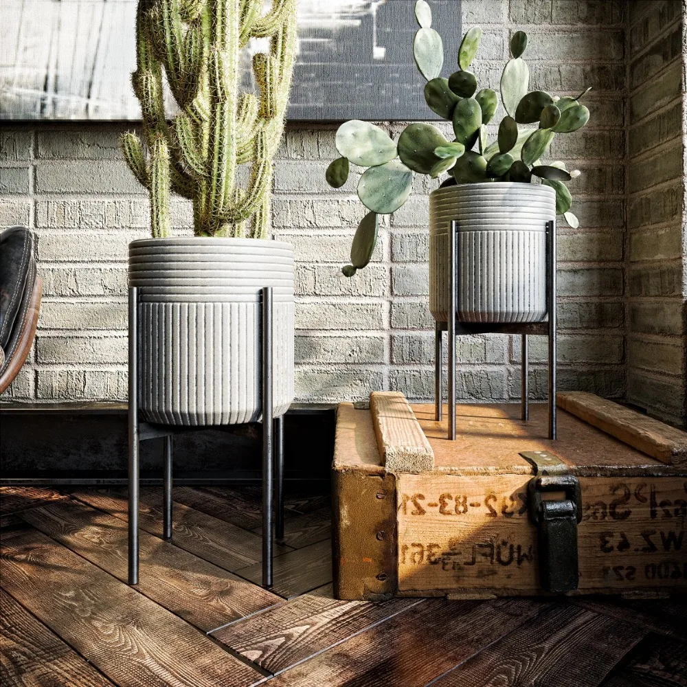 

Горшки для растений, садовые декоративные комнатные горшки для растений, в стиле модерн, набор из 2 предметов