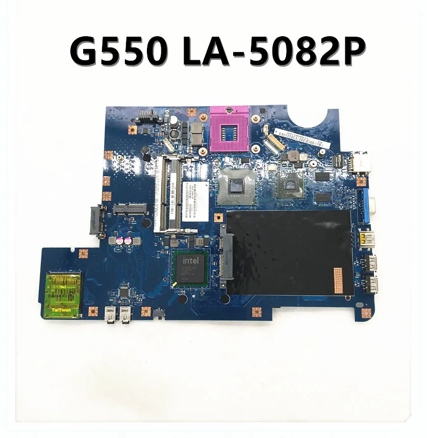 KIWA7 LA-5082P REV:1.0 Free Shipping High Quality Mainboard For LENOVO G550 Laptop Motherboard With GM45 DDR3 100% Working Well