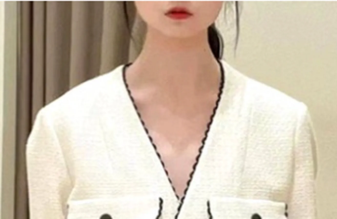 

2023 Early Autumn Women Mini Robe Woolen Half Sleeve Pockets Vintage Dress
