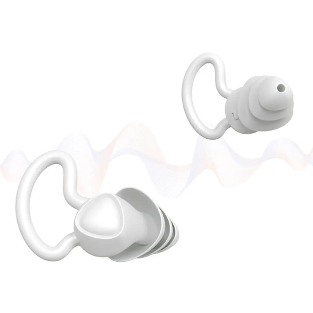 

1 Pairs/Set Soft Silicone Earplugs Professional Snore-Proof Sleep Ear Plugs No Cords Comfort Soft Foam Ear Plugs