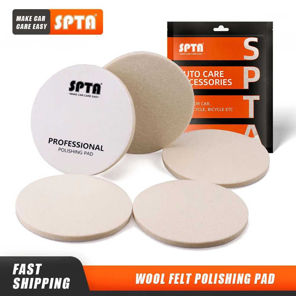 (Bulk Sale) SPTA 1/2/3/4/5/6/7 Inch Wool Polishing Pad Car G