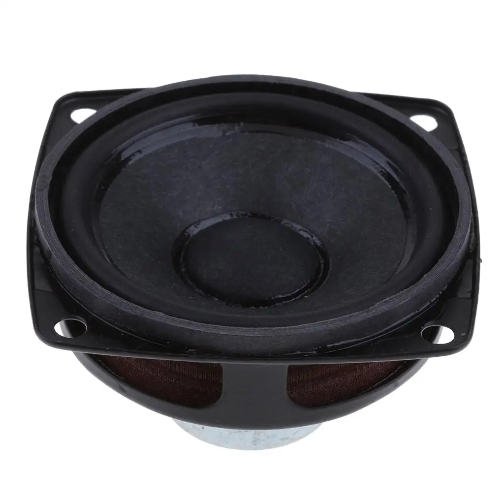 

Stereo Audio Speaker Speaker 4Ohm DIY Loudspeaker Rubber Edge and