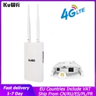 Уличный wifi роутер KuWFi 4g,роутер wi fi с сим картой 4g слотом для , 150 Мбитс CAT4,Внешний усилитель Wi-Fi сигнала для любой погоды, удлинитель для IP-камер