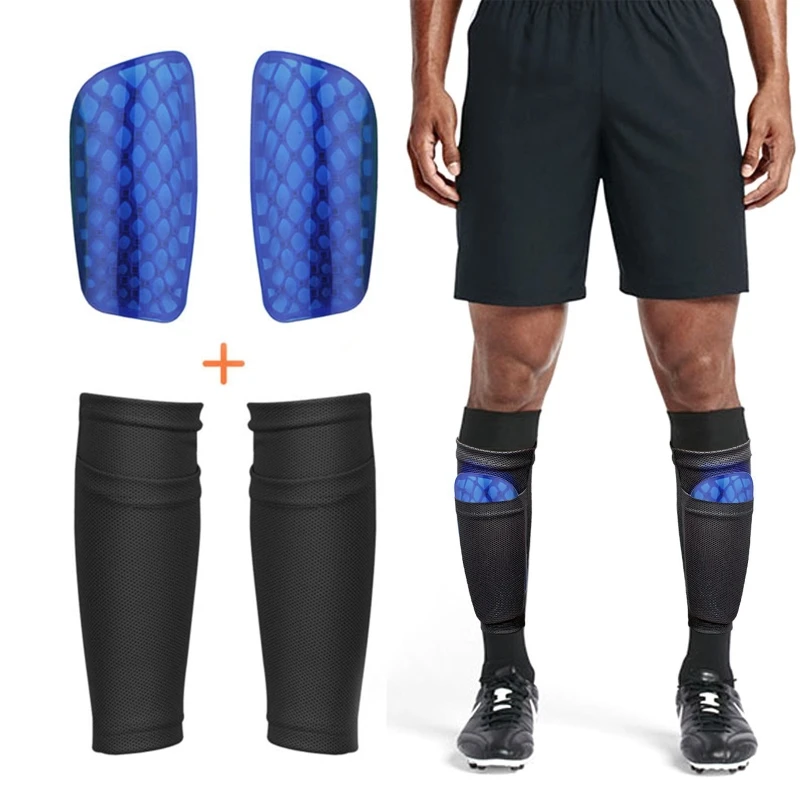 

Football Shin Guards with Sleeves, Shin Guards Pads Shin Guard Sleeves, Breathable Soccer Shin Pads Shin Pad Sleeves