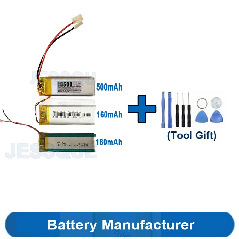 

Toolset Gift + "0" Cycle Original Replaces 160mAh~500mAh Battery For Samsung YP-U5 YPU5 MP3 Player Batterie Accumulator AKKU