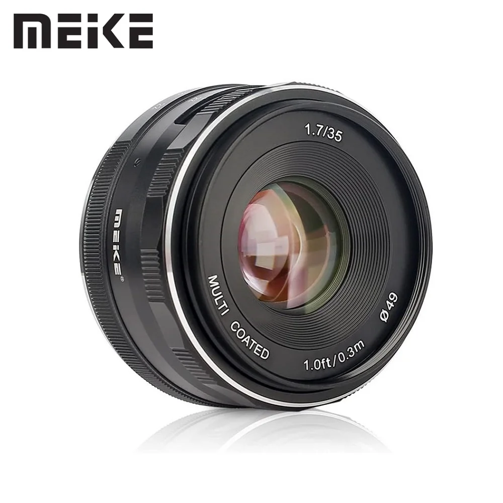 

Meike 35mm f1.7 Manual Prime Lens for Sony E mount NEX-3 NEX-3N NEX-5R NEX-6 NEX-7 A6000 A6100 A6300 A6400 A6600 A7III A9 A7II