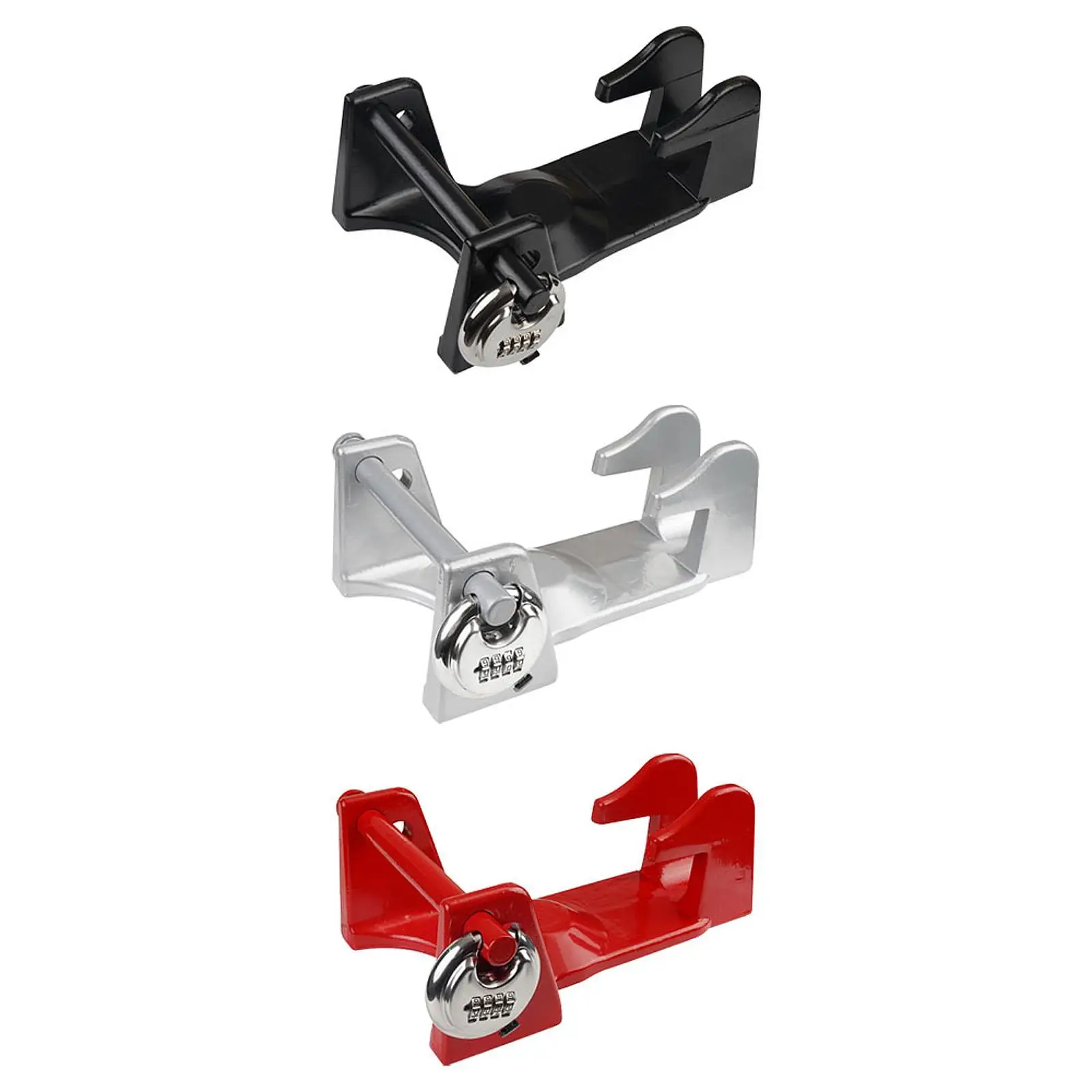 Универсальный замок сцепного устройства прицепа на гибкой стойке с кодовым