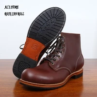 xw318 rockcanroll super quality size 35 50 handmade goodyear welted durable italian cowhide boot custom made available