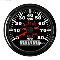 waterproof 130kmh marine motorcycle 9 32v compatible with car truck odometer gauge lcd display universal gps speedometer b