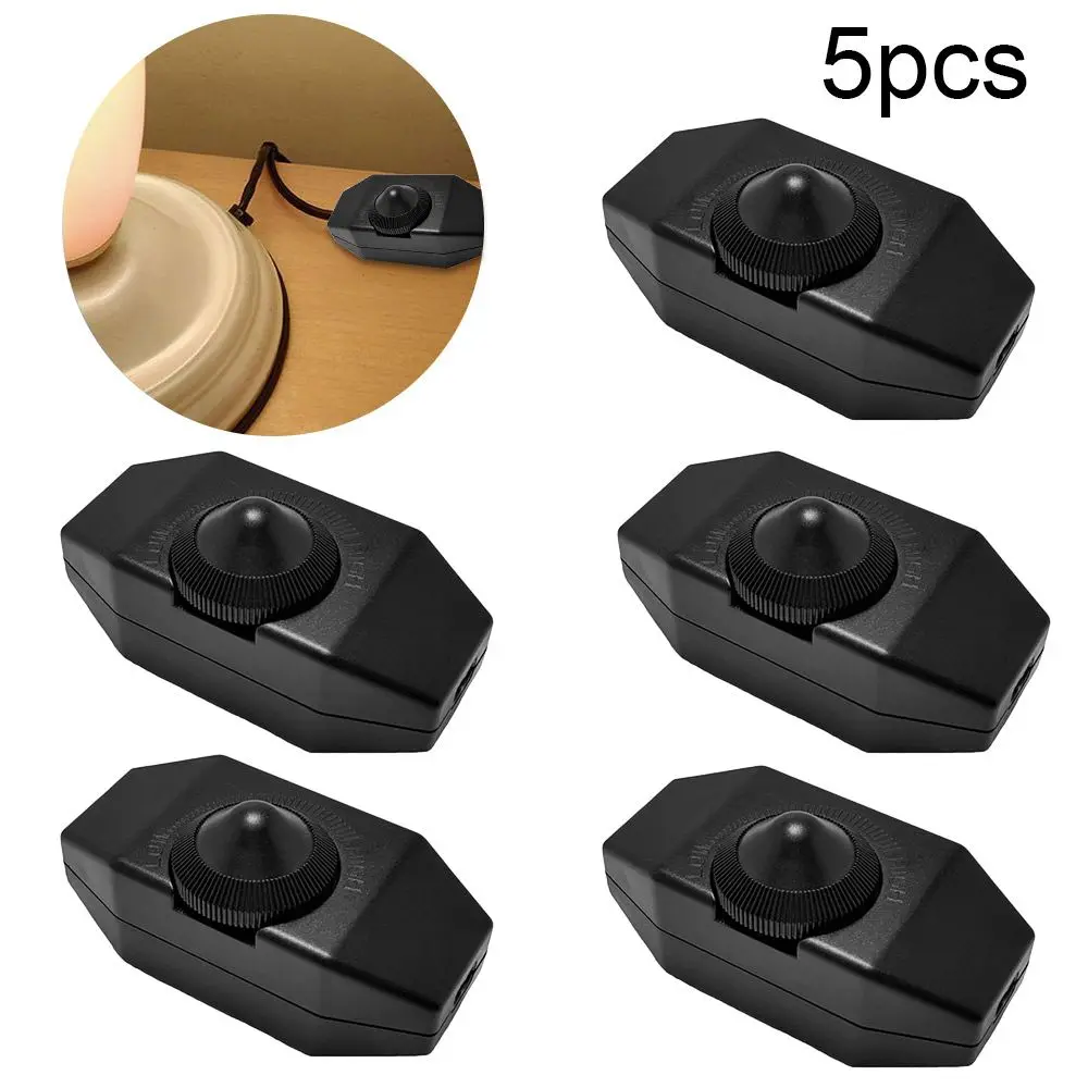 

5PCS 220V Dimmable Fittings Table/Desk Lamp Rotated Switch Dimmer Switch Knob Adjust Light