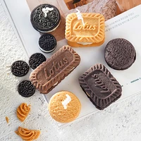 cookie biscuit mold candle silicone mold fondant cake mousse tools craft bake diy handmade mould home decoration diy tools