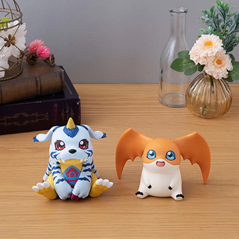 Оригинальная оригинальная экшн-фигурка в стиле Mega House Patamon &amp Gabumon Digimon Adventure