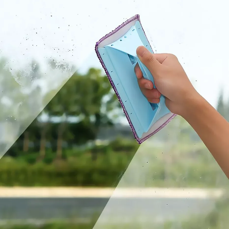 

Adjustable Window WIpe Cloth Groove Cleaning Brush Magic Quick Corner Gap Cleaning Towel Detachable Door Window Cleaner Large