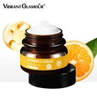 Увлажняющий крем для лица VIBRANT GLAMOUR с витамином C VC отбеливание и осветление, против морщин, омолаживающий, восстанавливающий, устраняющий веснушки, 50 г