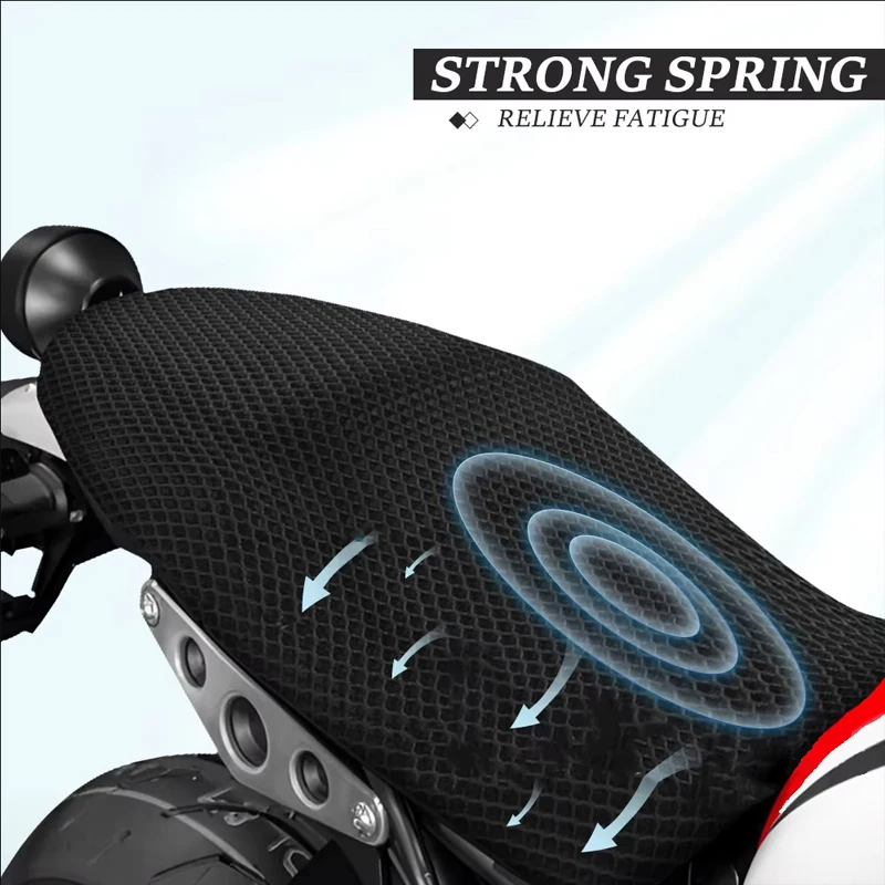 Фото Аксессуары для мотоциклов, защитный чехол на сиденье для Honda CBF600 S/N CBF1000 CBF 600 1000, нейлоновый тканевый чехол на седло №4