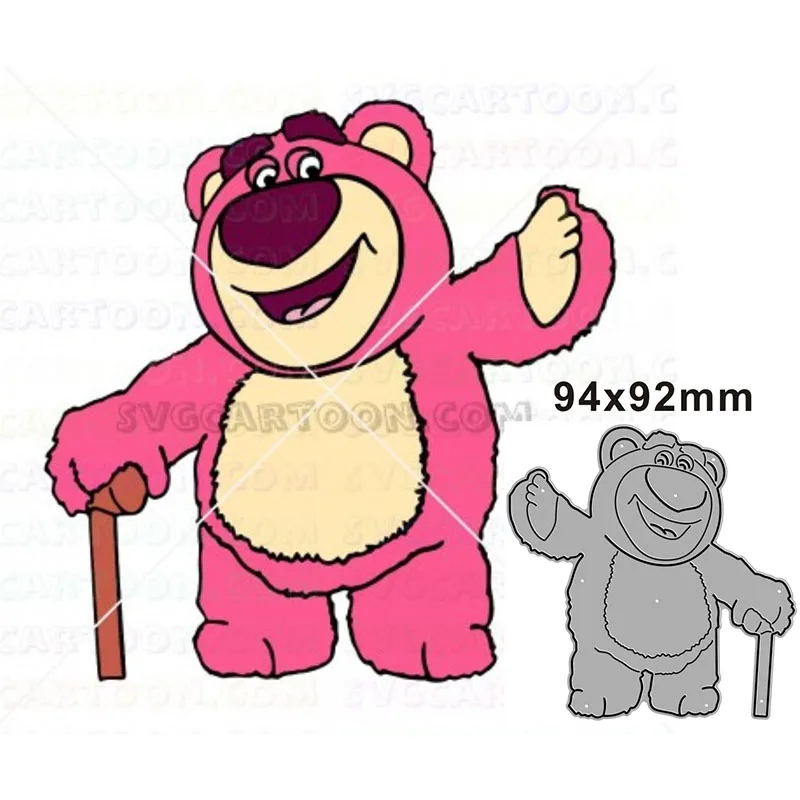 Новинка 2022 металлические Вырубные штампы с милым медведем и животными для