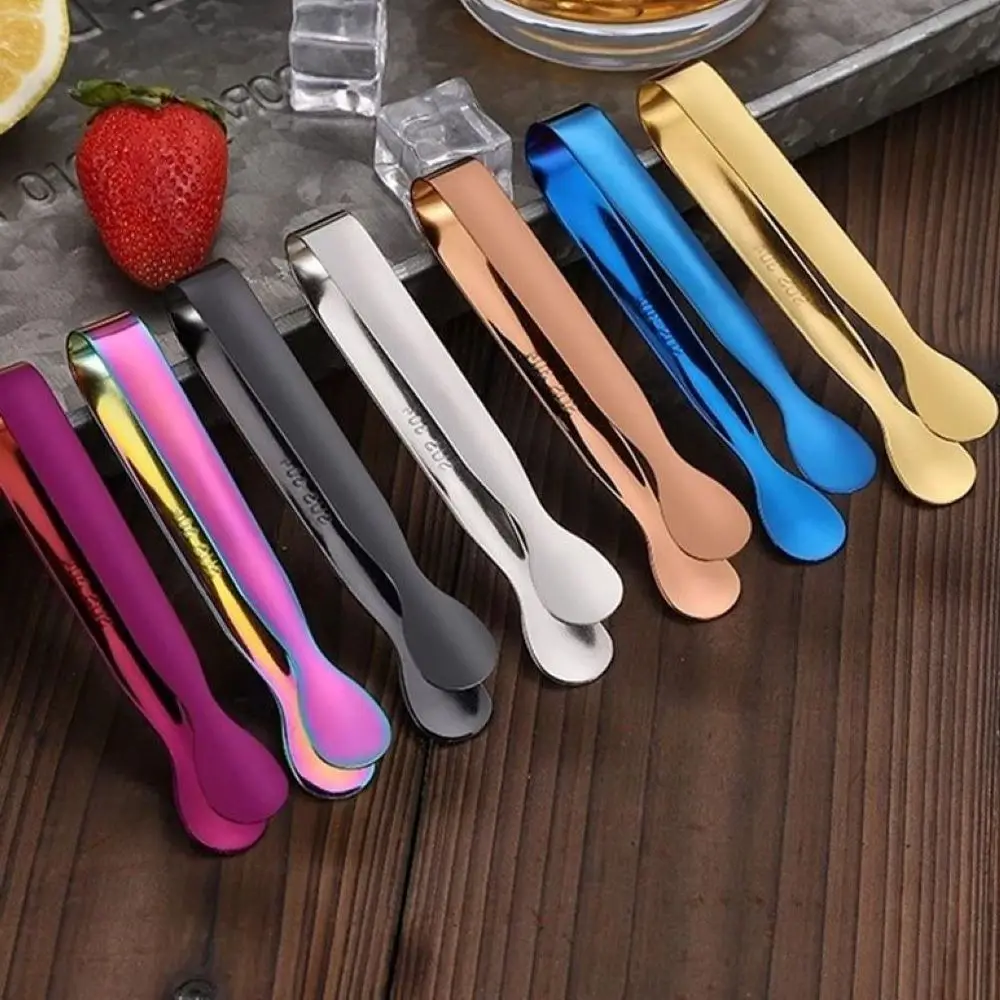 Модный Многоцветный зажим из нержавеющей стали для хлеба еды барбекю практичный