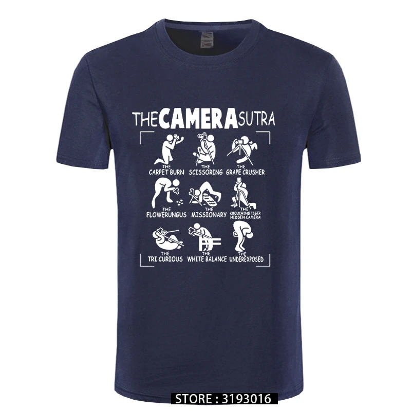 

The Camera Sutra Photography New Tee Shirt Plus Size Men Tops Tee Fitness T-Shirt Pure Cotton Oversized Clothes Fast Ship
