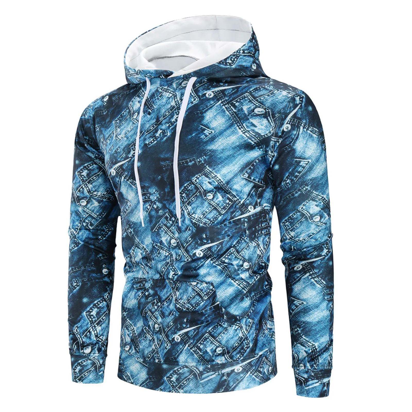 

Мужские осенне-зимние пальто, куртка, Повседневный свитер с капюшоном и принтом, пальто, толстовка с капюшоном, модные мужские толстовки, зи...