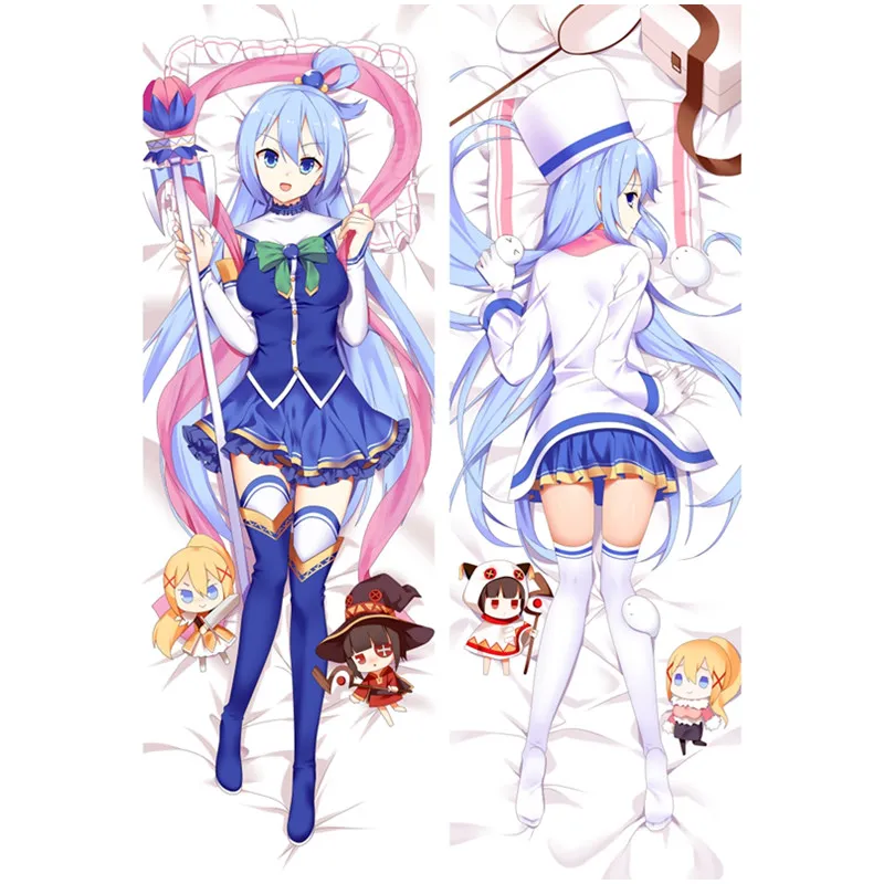 

2WAY/WT New ANew Anime Kono Subarashii Sekai Ni Shukufuku O Pillow Covers 3D Double-sided Bedding Hugging Body Dakimakura Case