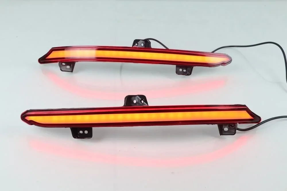eOsuns светодиодный стоп-сигнал фонарь заднего хода в сборе фонари бампера для Honda