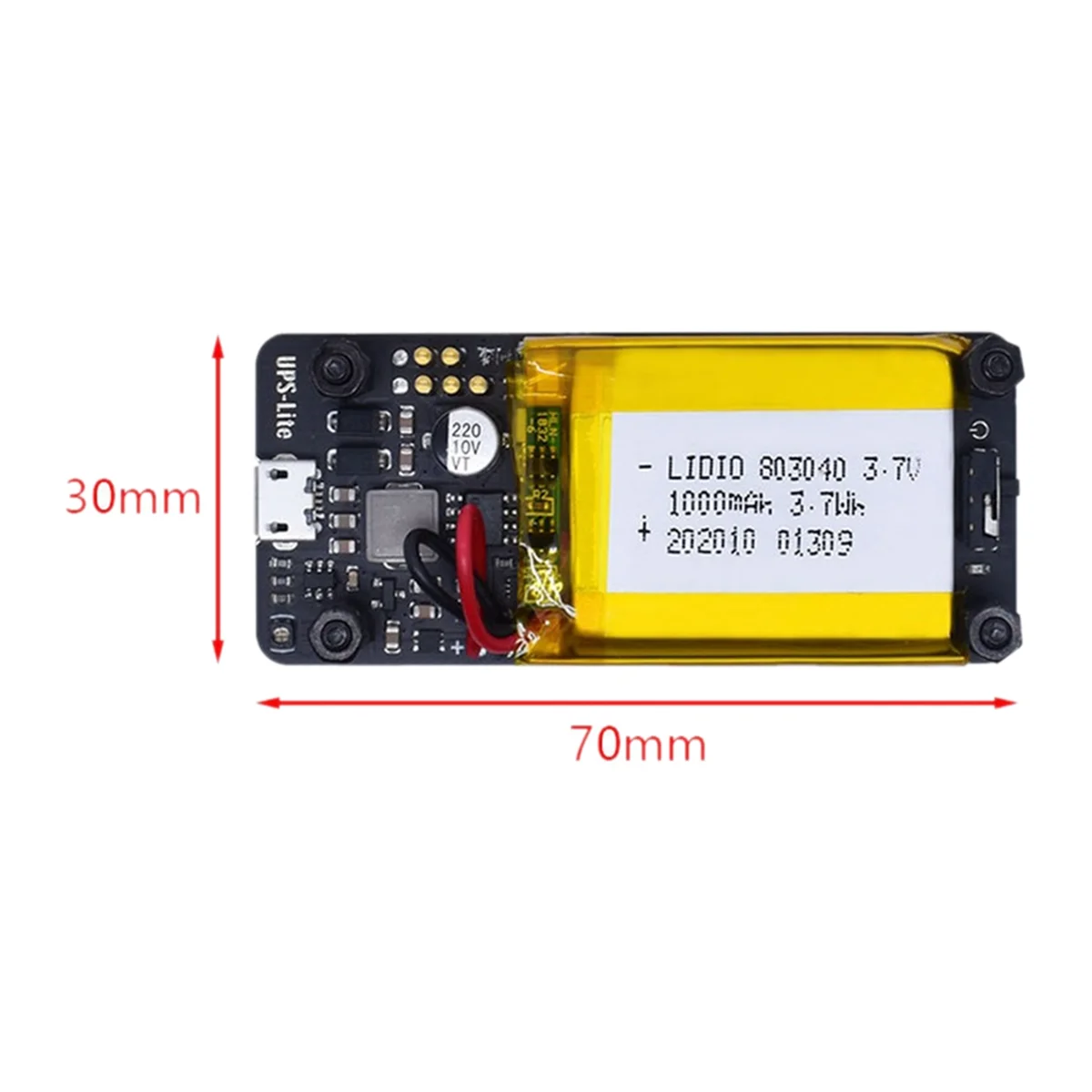 Плата питания UPS-Lite для Raspberry Pi Zero аксессуар зарядного устройства встроенный на 1000