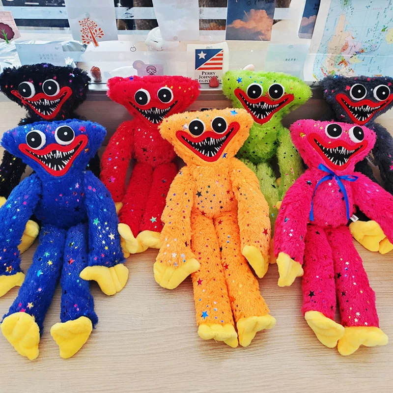 

40cm Huggy Wuggy Plush Toy Hague Vagi Bronzing Soft Stuffed Toys Game Character Horror Doll Peluche Toys