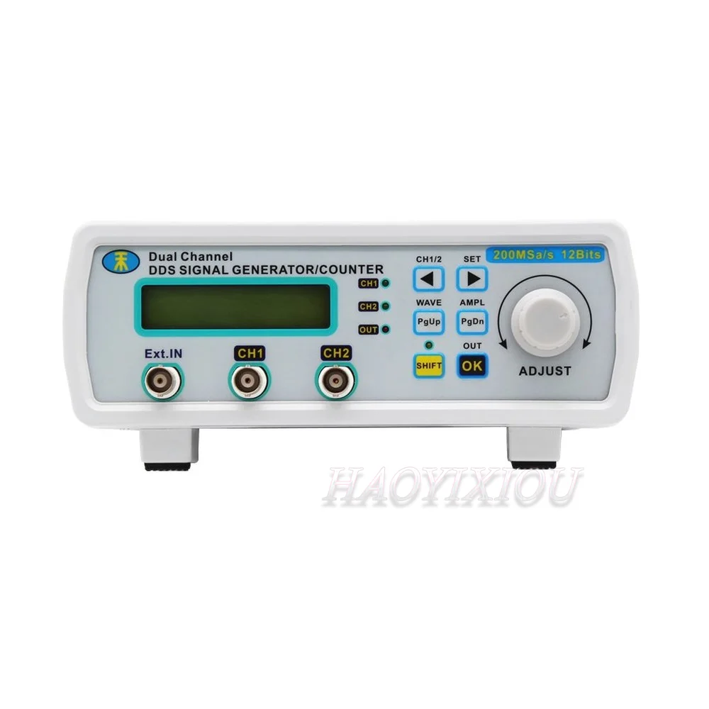 MHS-5200A цифровой DDS двухканальный генератор источника сигналов произвольный