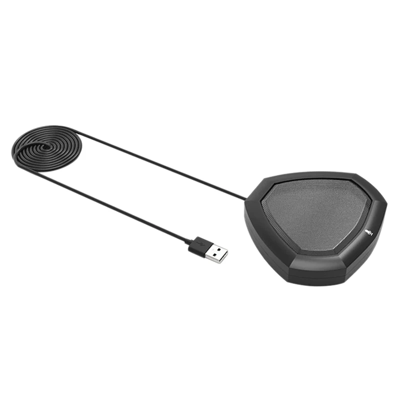 

USB Conference Microphone Omnidirectional Condenser Pc Notebook Microphone With Mute Function