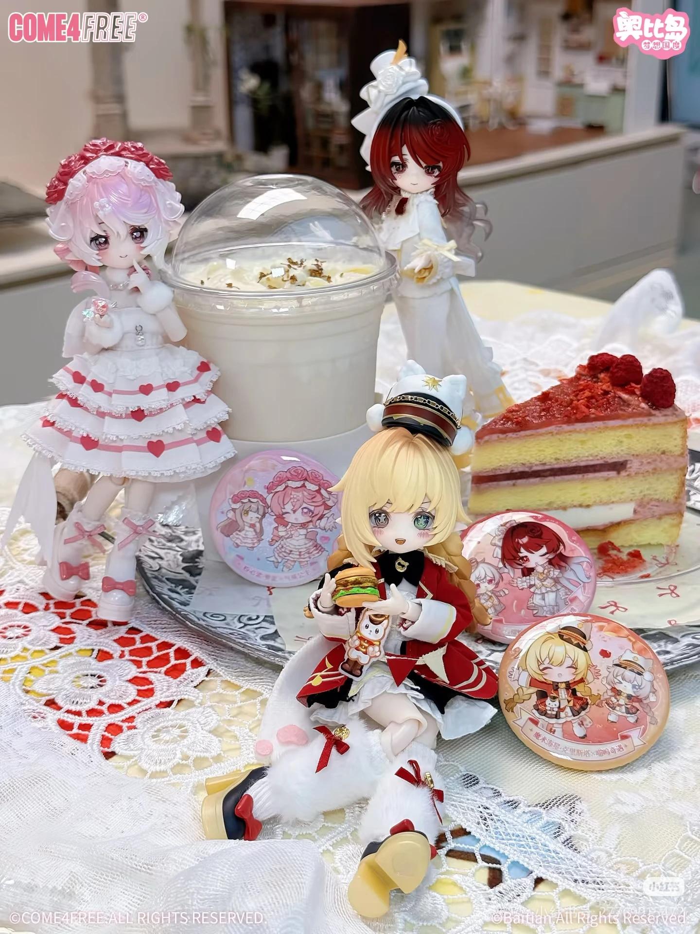 Фото 2026 Оригинальная COME4FREE Mitian Obi Island Dreamland 1/12 BJD Сюрприз-бокс Шарнирная кукла Кавайный подарок для украшения рабочего стола №1