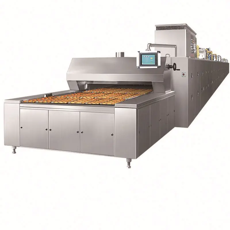 

Automatic Double Trays Horizontal Feeding Tunnel Oven For Sale