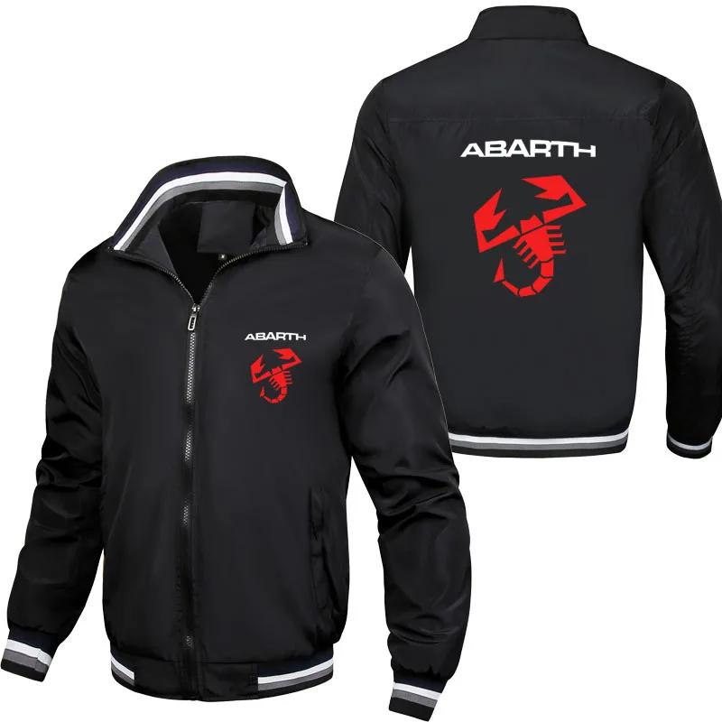 Куртка мужская демисезонная на молнии уличная верхняя одежда с принтом логотипа