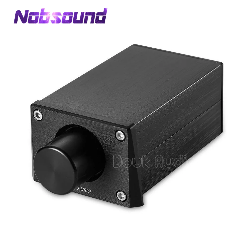 Высокоточный регулятор громкости Nobsound Пассивный предусилитель, предварительные усилители HiFi, подходят к усилителям мощности или активным динамикам