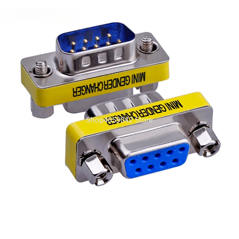 1 шт. DB9 9-контактный разъем папа-папа/гнездо/мама-папа-мама мини-адаптер для