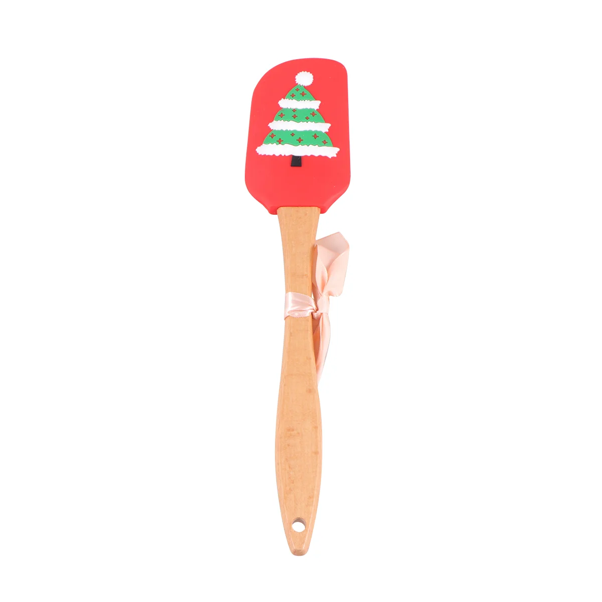 

Spatula Scraper Christmas Butter Cream Silicone Spreader Treecake Snowman Pastry Santa