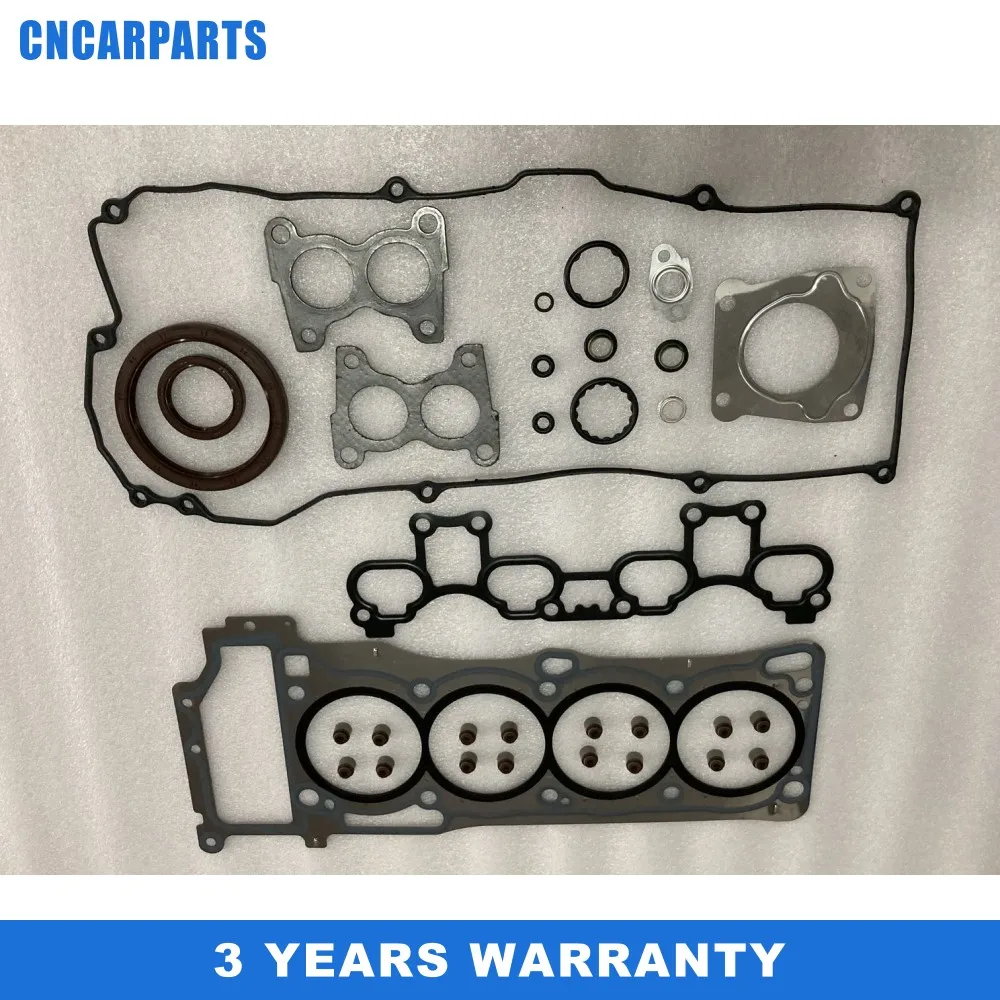 Комплект ПРОКЛАДКИ ДВИГАТЕЛЯ ПОЛНОЙ ГОЛОВКИ VRS350 Подходит для Nissan Pulsar N16 N16E 1.8L QG18DE