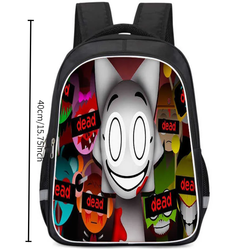 Школьная сумка Incredibox рюкзак Sprunki двухслойный студенческая и детская