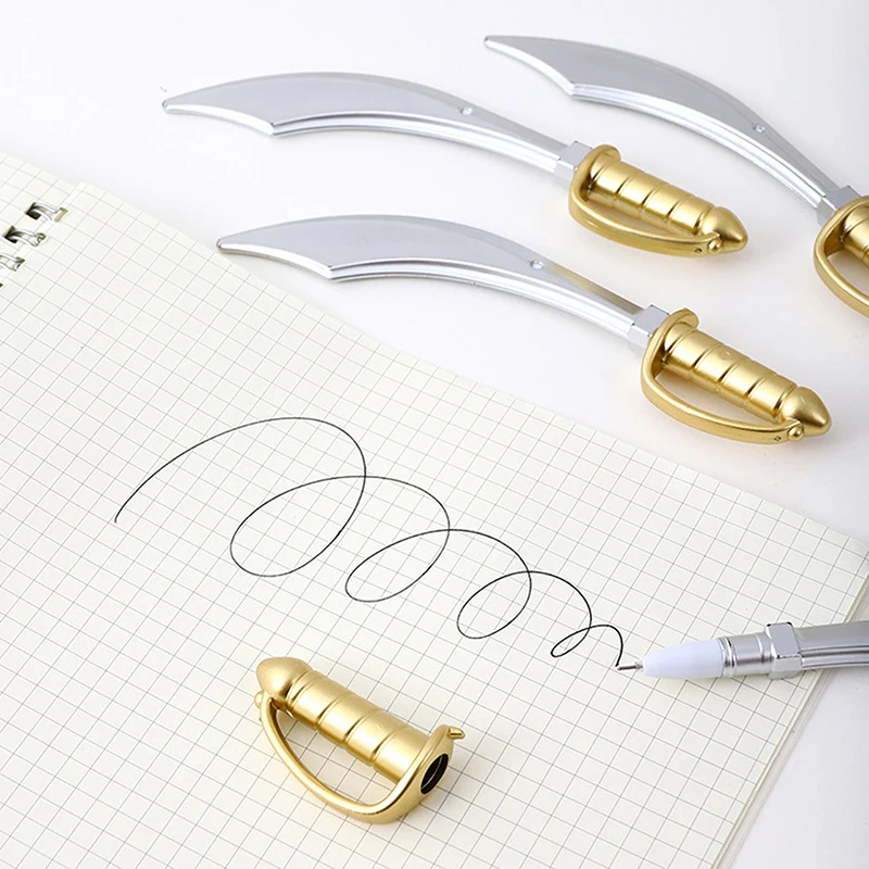 

New! Creative Simulation Cute Scimitar Shape Gel Pen Signature Pen Pen Student Prize Gift