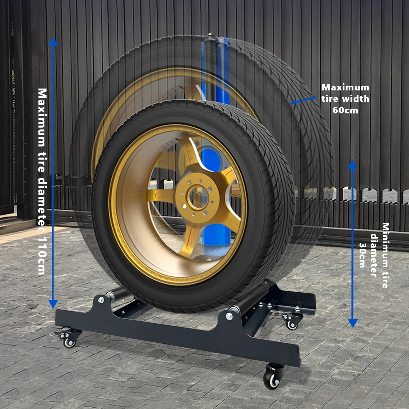 Подставка для колесных дисков автомобиля 360 ° инструмент проработки шин