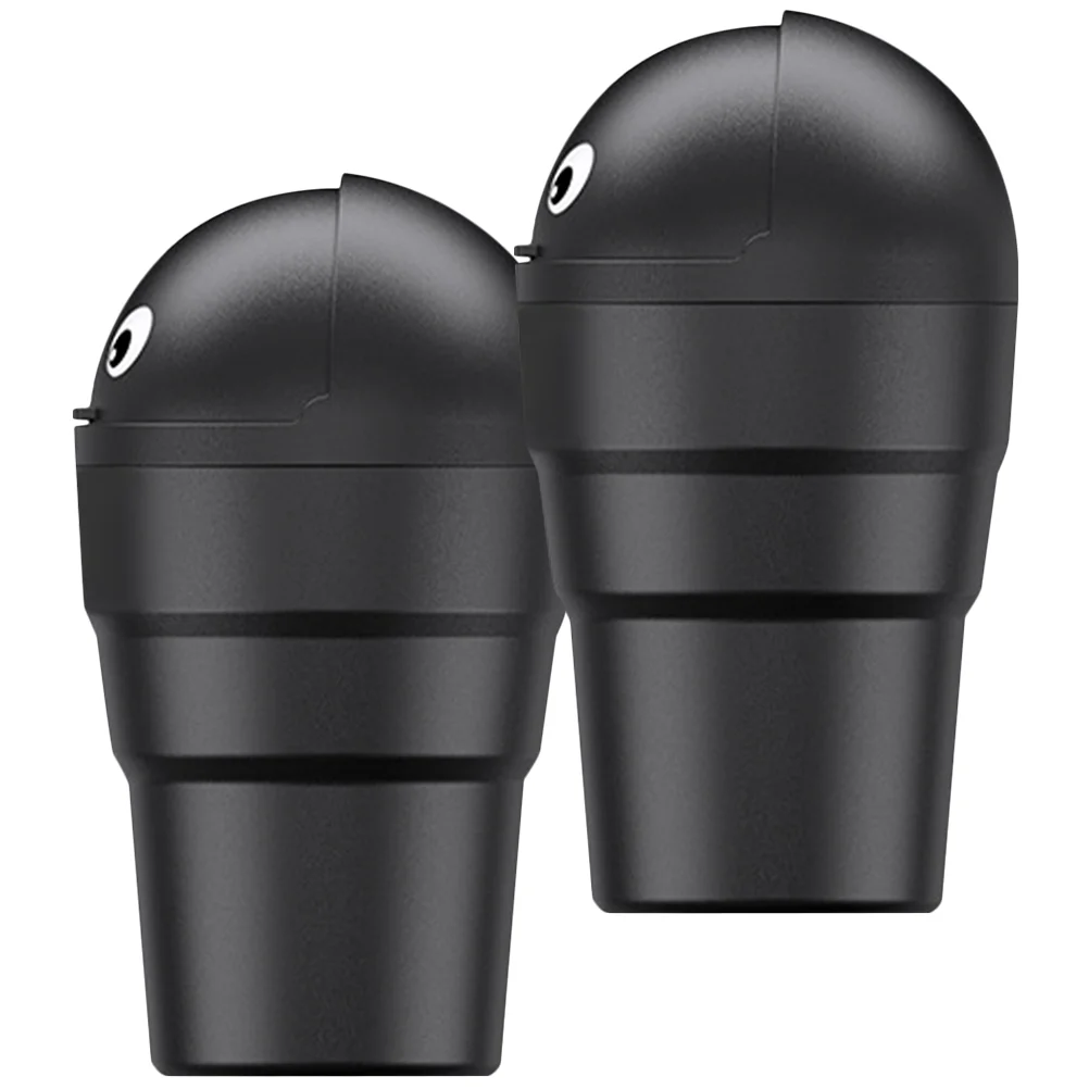 

2 Pcs Mini Trash Can Mini Car Trash Can Mini Trashcan Trashcans Car Accessories Car Can Plastic Car Trash Containers