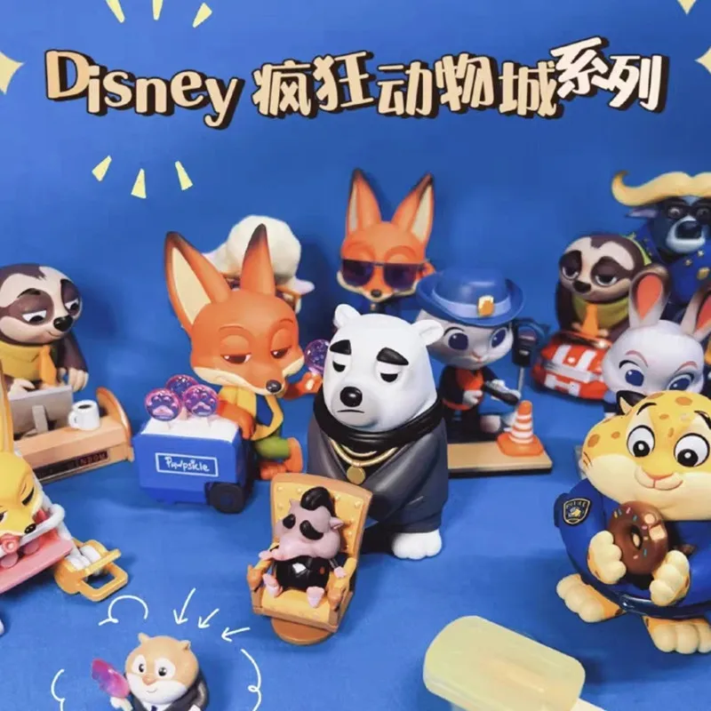 

Официальный продукт Disney, Оригинальные фигурки из серии «зверополис», Джуди Ник, слон, фенник, вице, Бенджамин, милая игрушка «мистер Биг»