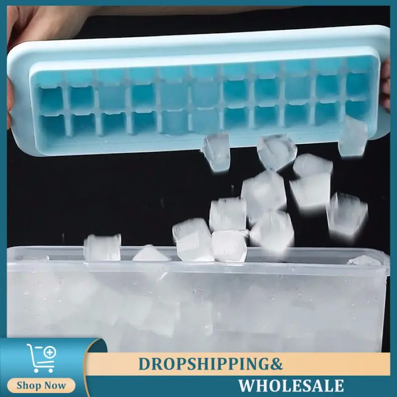 

33 Grids Ice Cube Tray Round Ice Ball Maker Mold Sphere Circle Ice Chilling Cocktail Tea Coffee Ice Cube Mold With Storage Box