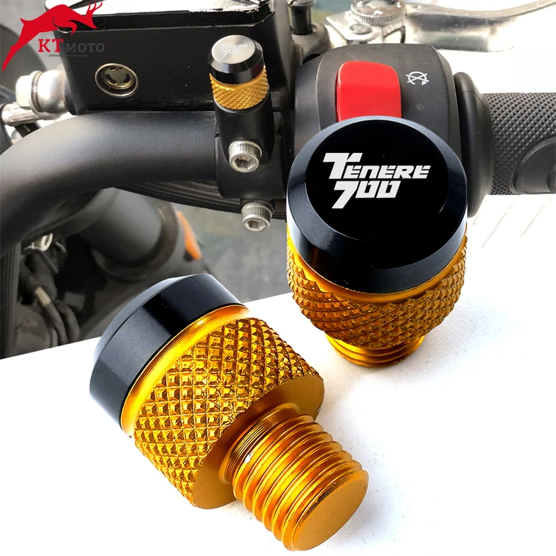 

Винт с зеркальным отверстием Mototcycle M10 * 1,25 для YAMAHA Tenere 700 T700 XTZ 700 TENERE700 2018-2023, аксессуары, винт с зеркальным отверстием